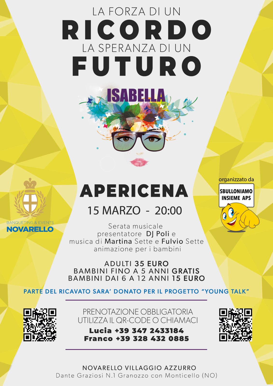 La forza di un ricordo la speranza di un futuro - ISABELLA