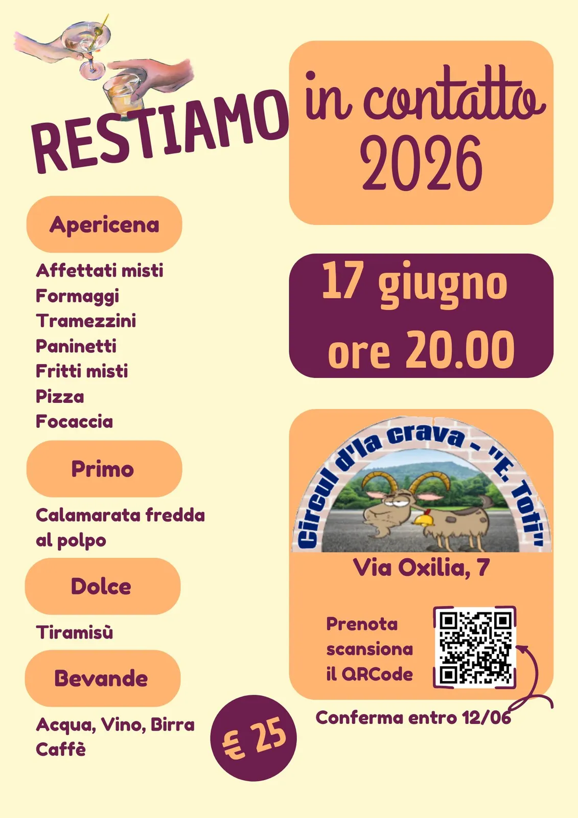 Restiamo in contatto 2026