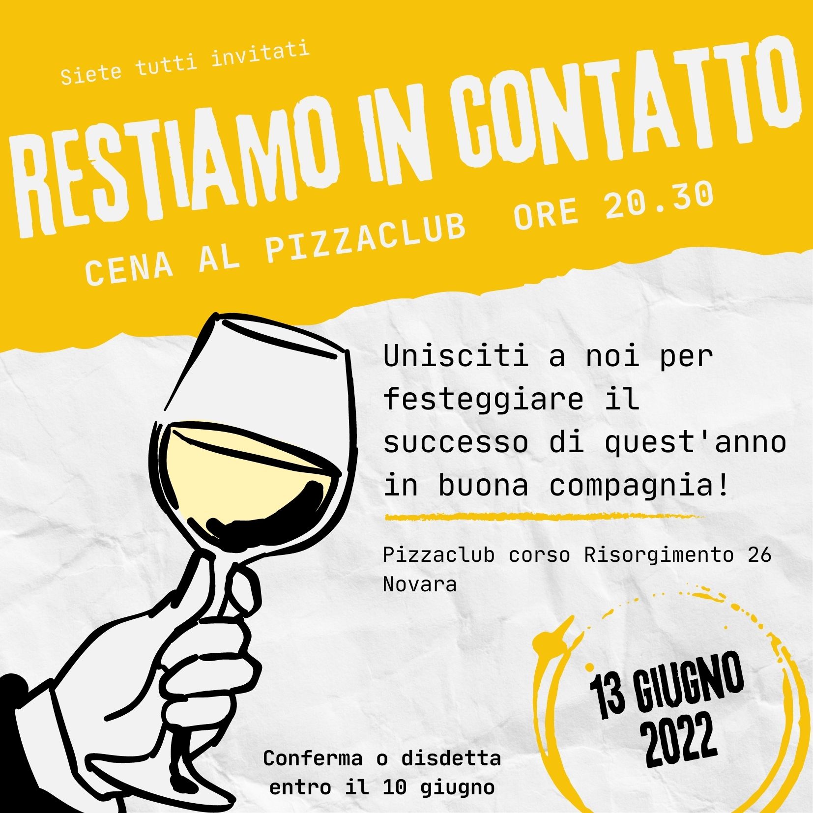 Restiamo in contatto 2022
